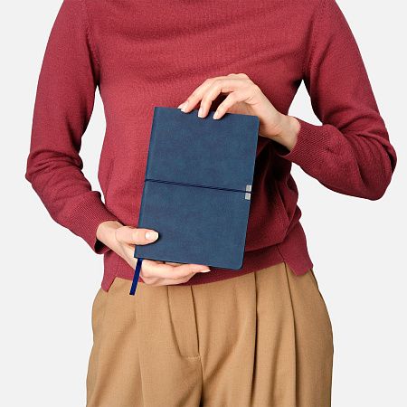 Ежедневник In Velour недатированный, черный