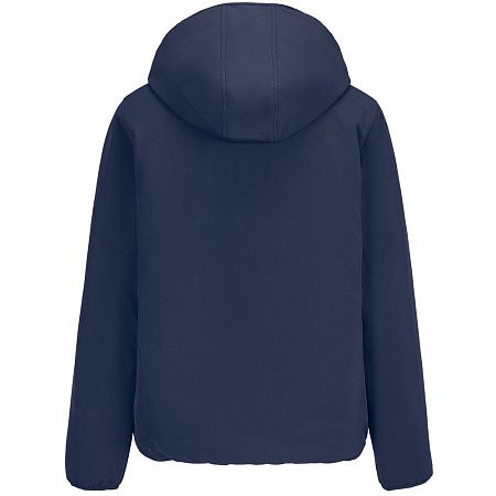 Куртка софтшелл с капюшоном женская Falcon Women, синяя, размер 3XL