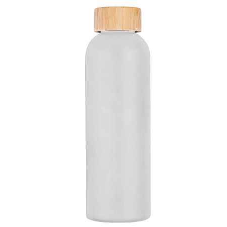 Бутылка для воды BAMBOO PET SOFT 550мл. Белая 6265.07