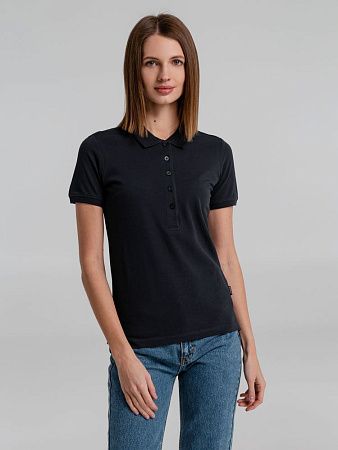 Рубашка поло женская Neptune, темно-синяя, размер M