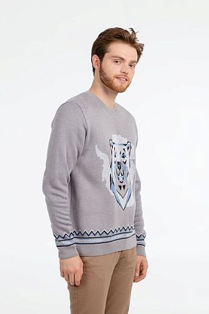 Джемпер Totem Bear, серый, размер L