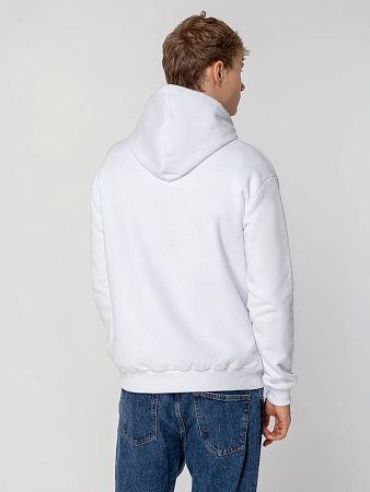 Толстовка с капюшоном Unit Kirenga Heavy, белая, размер XS