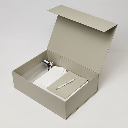 Набор с одеждой RUST NEO (футболка, бутылка, ежедневник, ручка), белый, XS/S