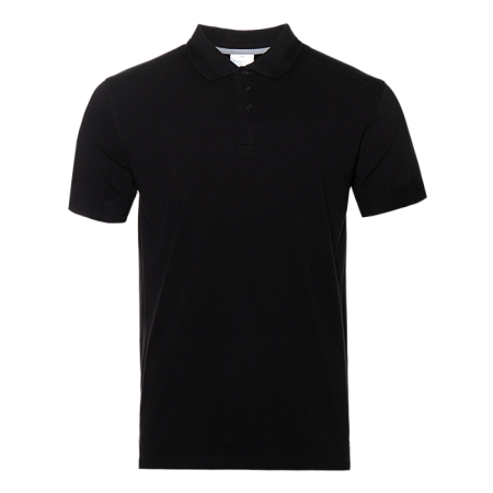 Рубашка поло унисекс STAN хлопок/эластан 200, 05, Чёрный,  (20)  (56/XXXL)