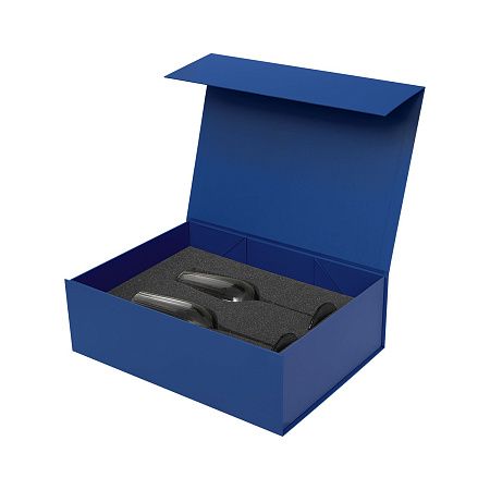 Подарочный набор 2 бокала для шампанского Mancera в синей коробке