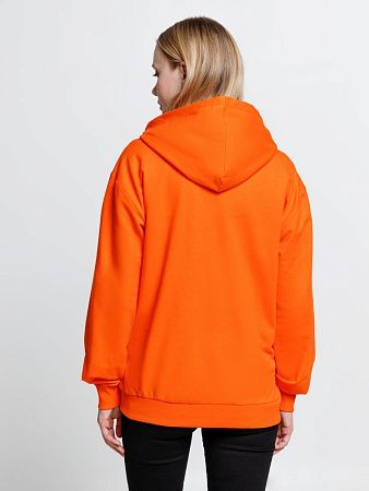Толстовка на молнии с капюшоном Siverga 2.0, оранжевая, размер XS