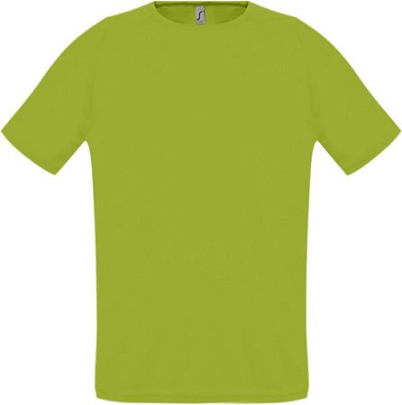 Футболка унисекс Sporty 140, зеленое яблоко, размер XXS