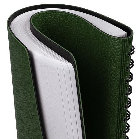 Ежедневник Strep Front на заказ, недатированный, зеленый