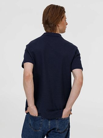 Рубашка поло унисекс Pulse, кобальт (темно-синяя), размер 5XL