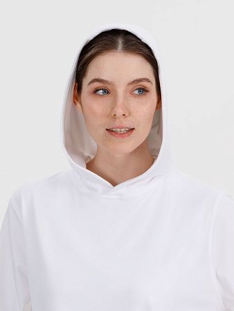 Худи унисекс Morfiss, белое, размер XS/S