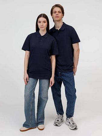 Рубашка поло унисекс Pulse, кобальт (темно-синяя), размер 5XL