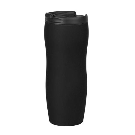 Термокружка с двойной стенкой Softoccino,  оранжевая-S