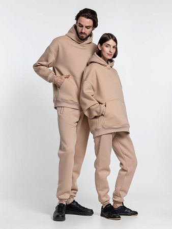 Худи Kulonga Oversize, бежевое (песочное), размер XL/2XL
