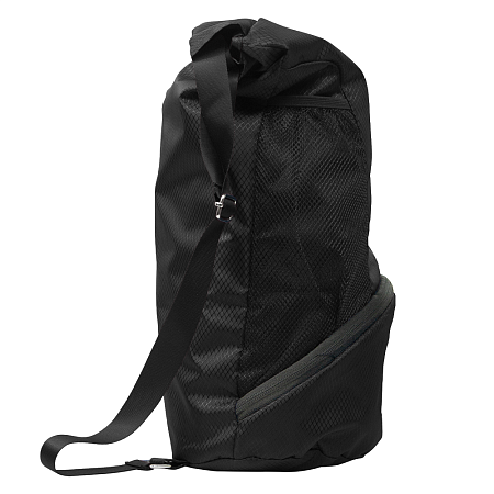 Рюкзак нейлоновый Trieste, черный, размер 42*45*16 см