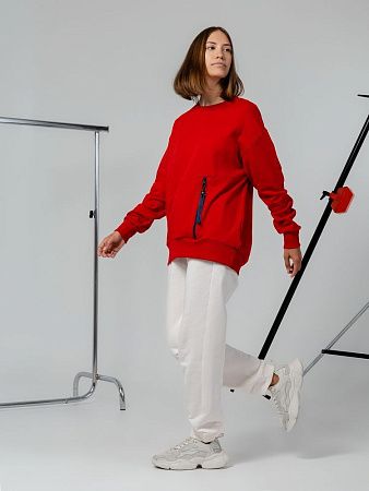 Свитшот унисекс Kosmos 2.0, темно-синий, размер XS/S