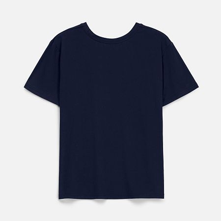 Футболка унисекс Senti, темно-синяя, размер XL