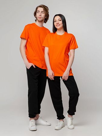 Футболка унисекс T-bolka 140, оранжевая, размер S