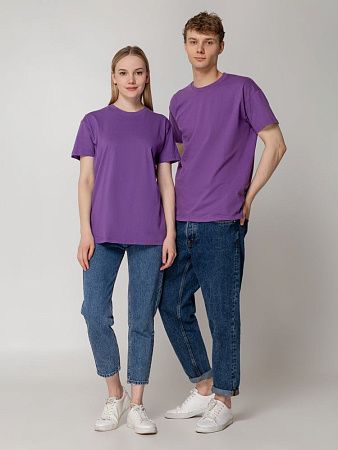 Футболка унисекс Regent 150, фиолетовая, размер S
