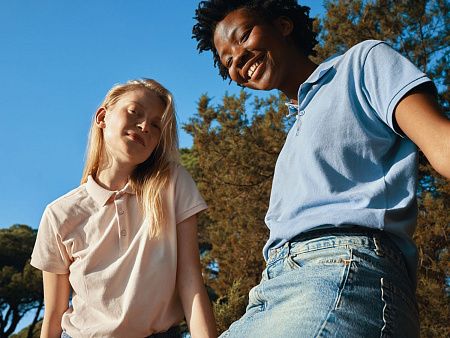 Женская рубашка поло Iqoniq Yosemite из переработанного хлопка-пике, унисекс, 220 г/м²