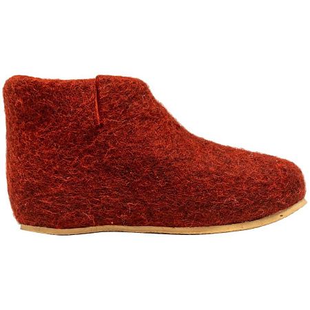 Домашние валенки Wild, красно-коричневые (терракот), размер 40