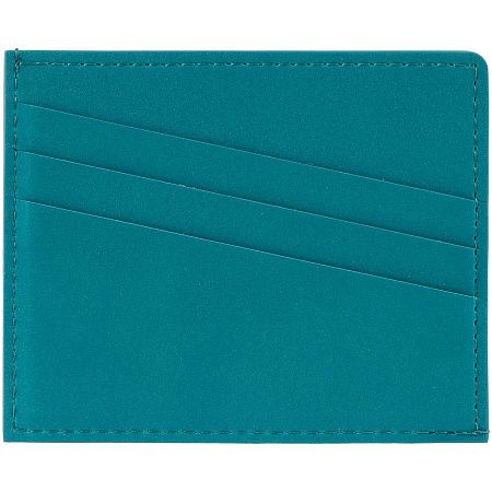 Чехол для карточек Nubuk, бирюзовый