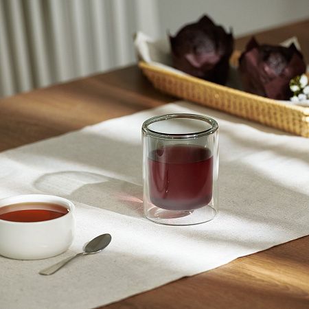 Стакан стеклянный с двойными стенками Marlo