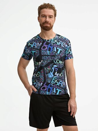 Футболка унисекс Senti с полной запечаткой на заказ, размер S