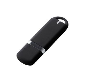 Флеш накопитель USB 2.0 Memo 16GB, пластик Софт Тач, белый/белый