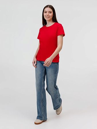 Футболка женская E150, оранжевая, размер M