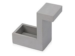 Настольная лампа из бетона «Blok Lamp», цвет: серый