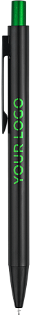Ручка OKS MIRROR Черная с зеленым 1140.02