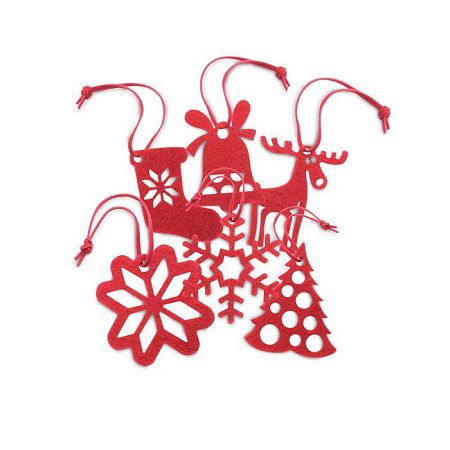 Набор фетровых подвесок