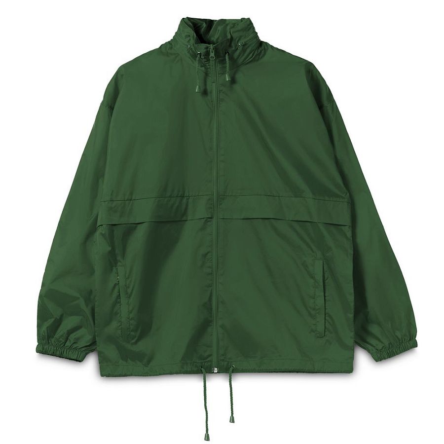 Ветровка из нейлона Surf 210, зеленая, размер XS