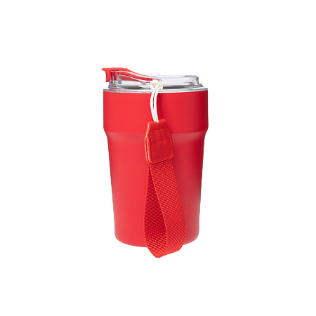 Термокружка вакуумная Monaco, красная