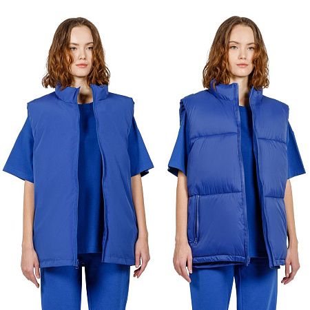 Жилет двусторонний V2, синий, размер XS/S