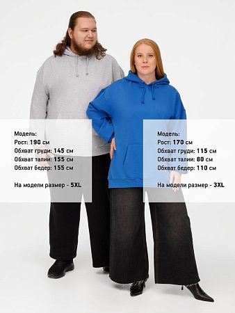 Худи унисекс Condor, ярко-синее, размер S