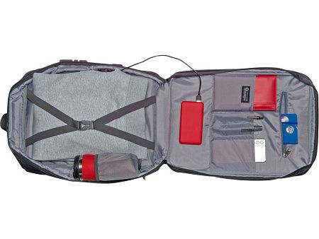 Антикражный рюкзак Sheller для ноутбука 17.3"  с пластиковой поверхностью