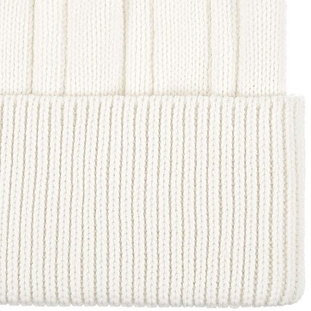 Шапка Knit Beat, белая (молочная)