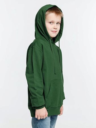 Худи детское Kirenga Kids 2.0, темно-зеленое, размер 6 лет (106-116 см)