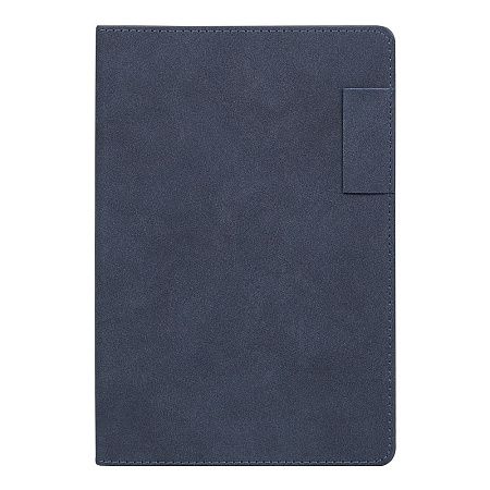 Ежедневник Flexy Tenero Suede A5, синий, недатированный, в гибкой обложке с петлей для ручки