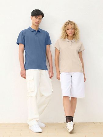 Рубашка поло женская Pulse Women, бежевая (льняная), размер XS