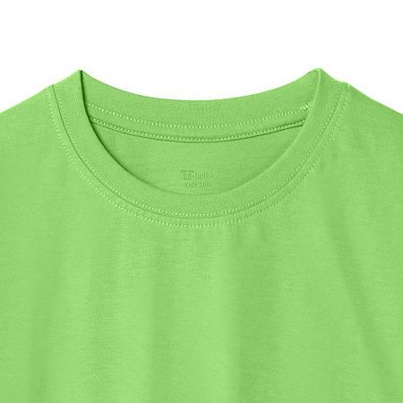 Футболка детская T-Bolka Kids, зеленое яблоко, размер 10 лет (130-140 см)