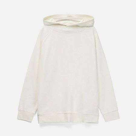 Худи унисекс H5, молочно-белое, размер XS/S