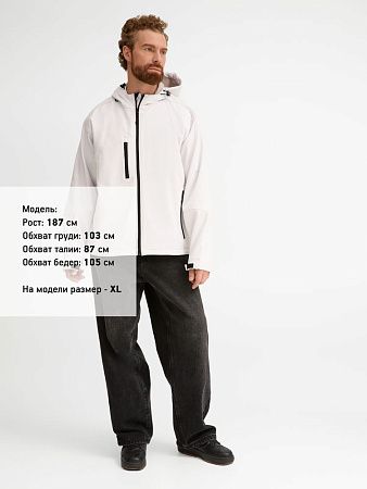 Куртка мужская с капюшоном Replay Men 340, белая, размер S