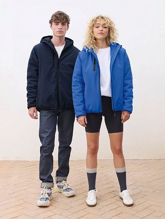 Куртка софтшелл с капюшоном мужская Falcon Men, ярко-синяя (royal), размер S