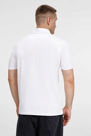 Рубашка поло унисекс Senti, белая, размер 4XL