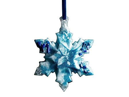 Елочная игрушка Снежинка