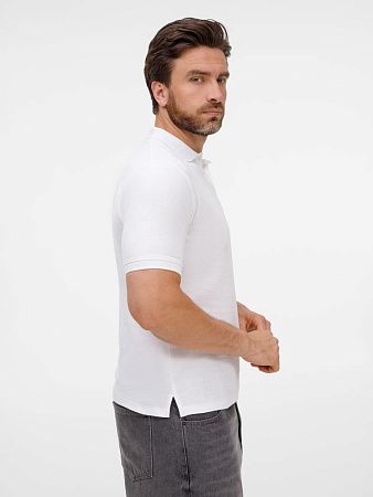 Рубашка поло унисекс Upswing, белая, размер 3XL