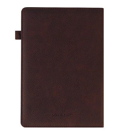 Ежедневник Smart Sergio Luna Lada А5, коричневый, недатированный, в твердой обложке