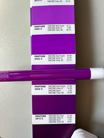 Ручка шариковая Alana Color, пластиковая, фиолетовая